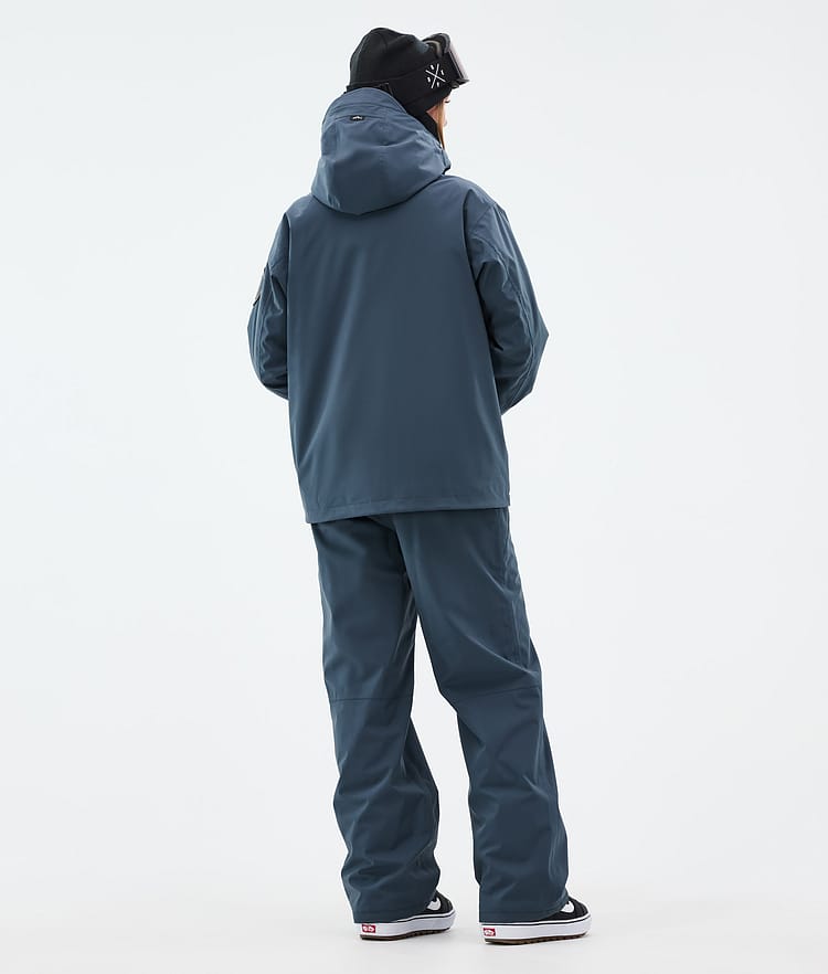 Dope Blizzard W Full Zip Lumilautailutakki Naiset Metal Blue, Kuva 4 / 9