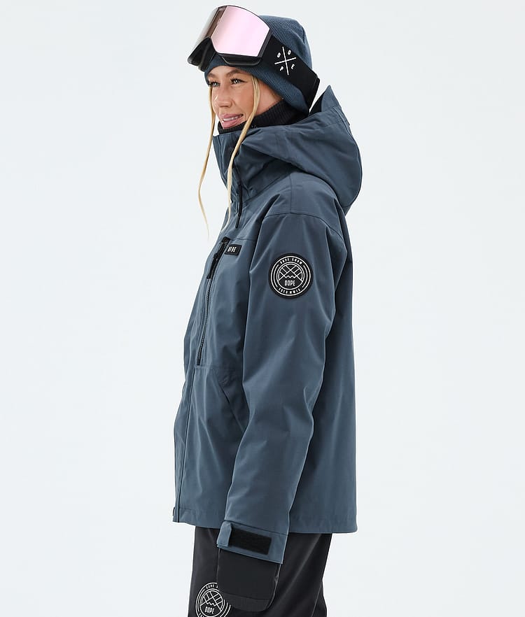 Dope Blizzard W Full Zip Laskettelutakki Naiset Metal Blue, Image 5 of 9