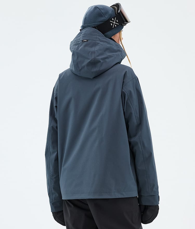Dope Blizzard W Full Zip Lumilautailutakki Naiset Metal Blue, Image 6 of 9