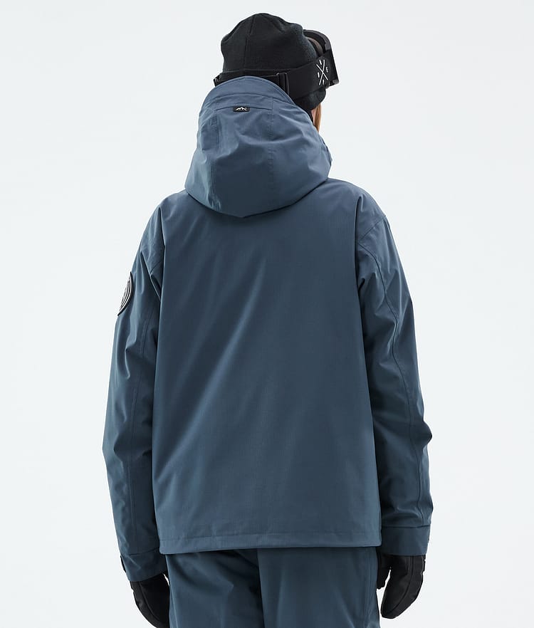 Dope Blizzard W Full Zip Laskettelutakki Naiset Metal Blue, Kuva 6 / 9