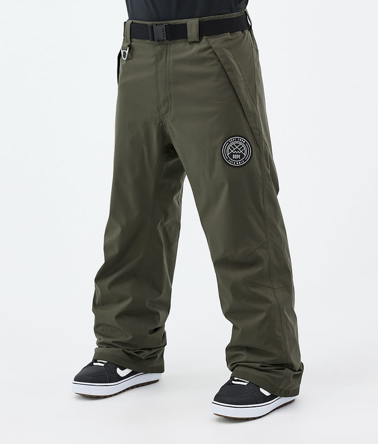 Dope Blizzard Lumilautailuhousut Miehet Olive Green, Kuva 1 / 5