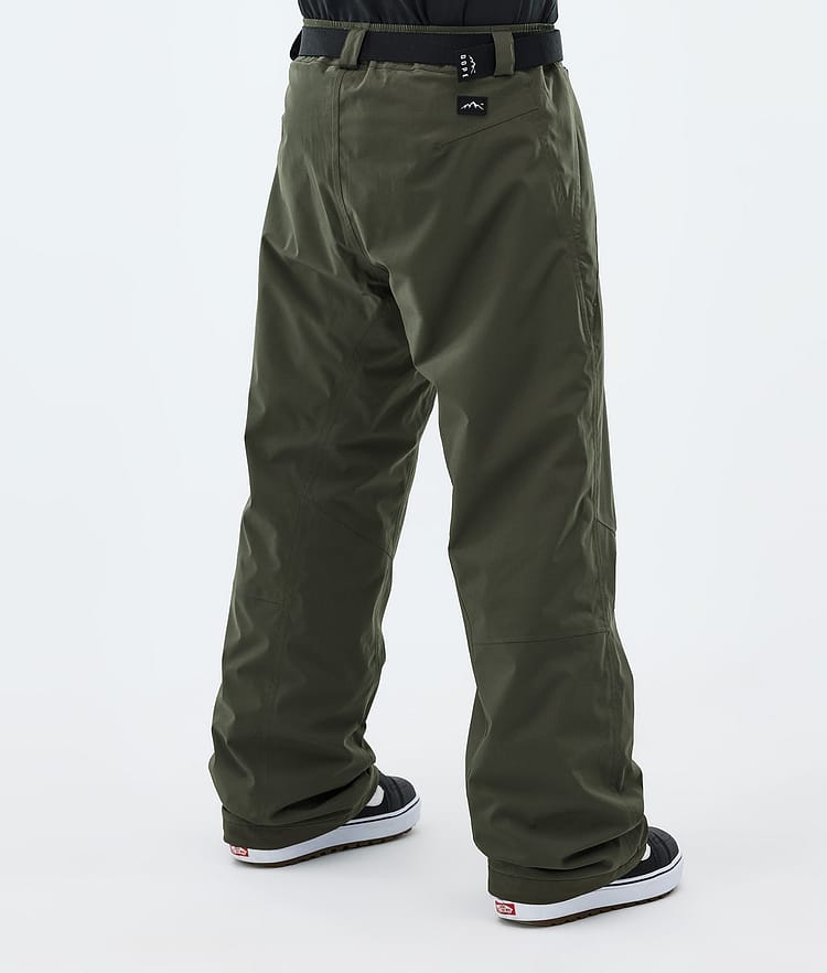 Dope Blizzard Lumilautailuhousut Miehet Olive Green, Image 4 of 5