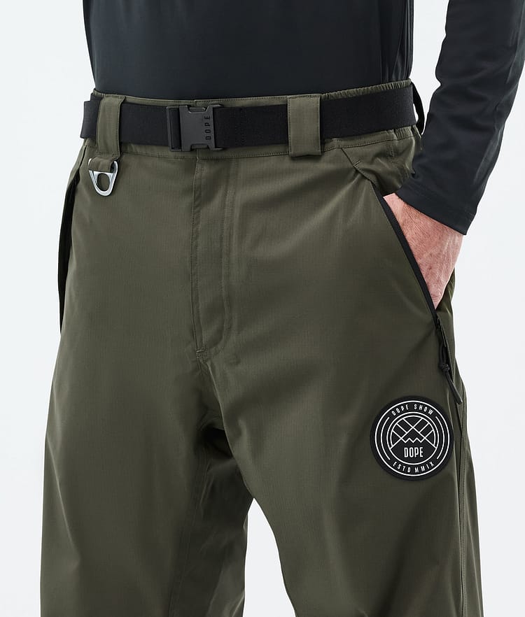 Dope Blizzard Lumilautailuhousut Miehet Olive Green, Kuva 5 / 5