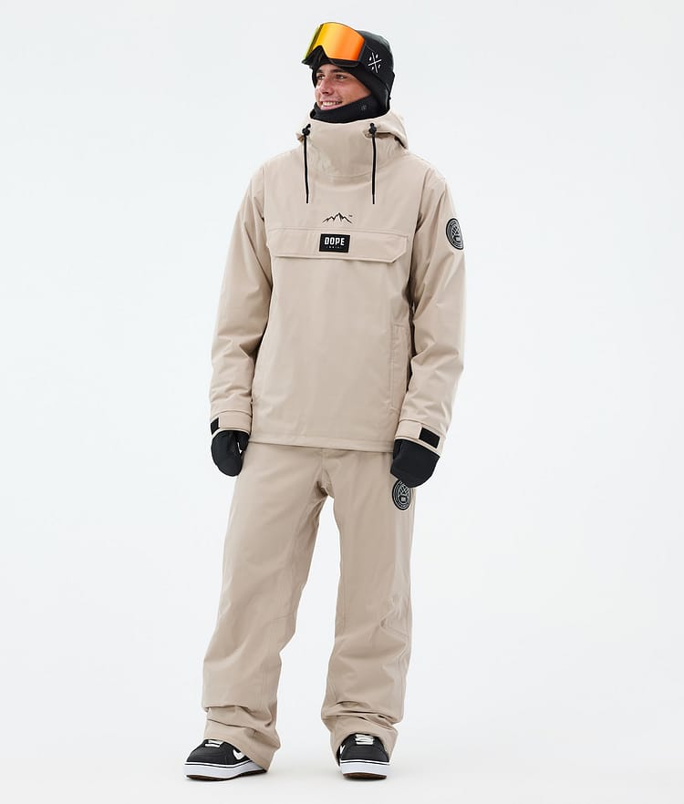 Dope Blizzard Lumilautailuhousut Miehet Sand, Image 2 of 5