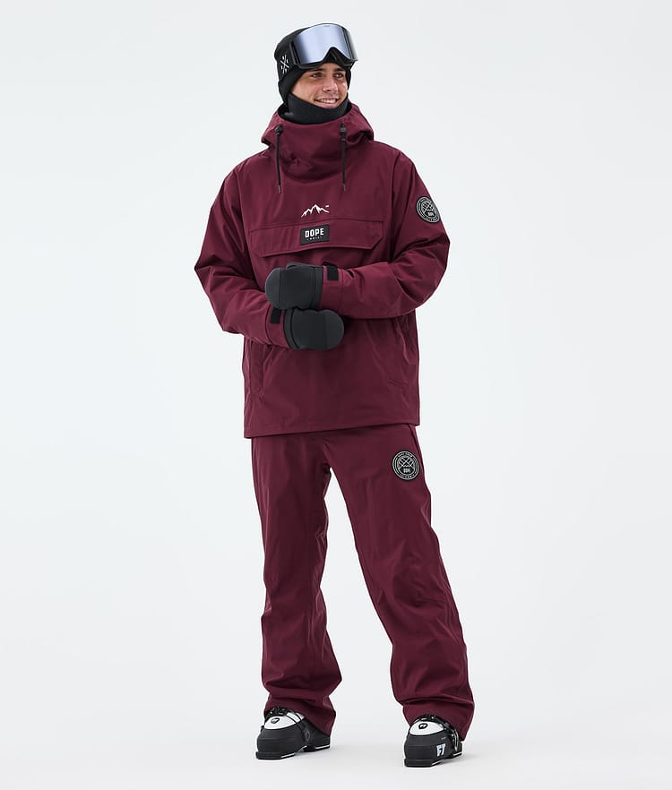 Dope Blizzard Lasketteluhousut Miehet Burgundy, Image 2 of 5