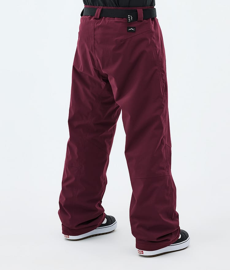 Dope Blizzard Lumilautailuhousut Miehet Burgundy, Image 4 of 5