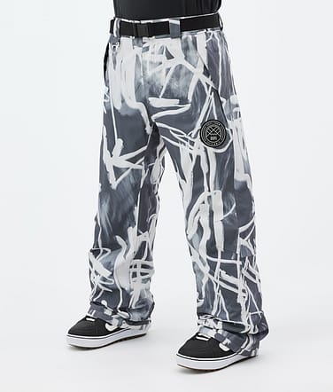 Dope Blizzard Lumilautailuhousut Miehet Scribble Black