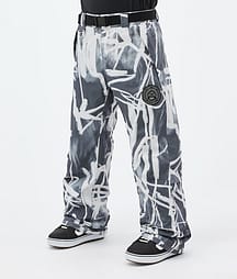 Dope Blizzard Lumilautailuhousut Miehet Scribble Black