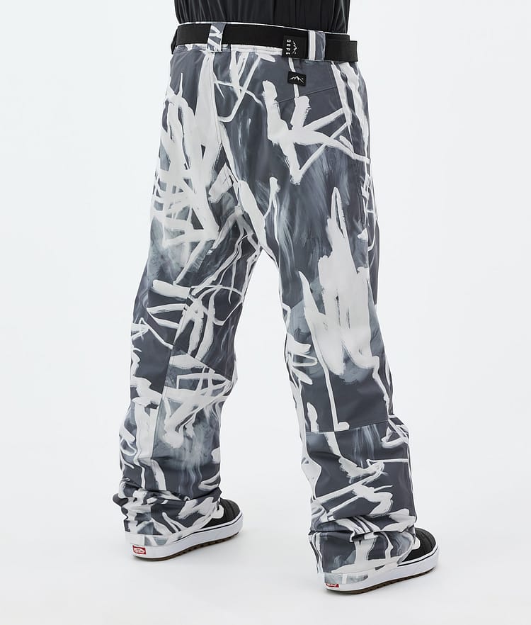 Dope Blizzard Lumilautailuhousut Miehet Scribble Black, Kuva 4 / 5