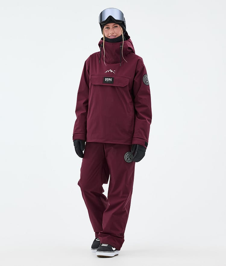 Dope Blizzard W Lumilautailuhousut Naiset Burgundy, Kuva 2 / 5