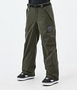 Dope Blizzard W Lumilautailuhousut Naiset Olive Green