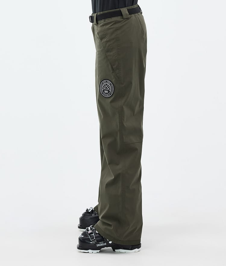 Dope Blizzard W Lasketteluhousut Naiset Olive Green, Kuva 3 / 5