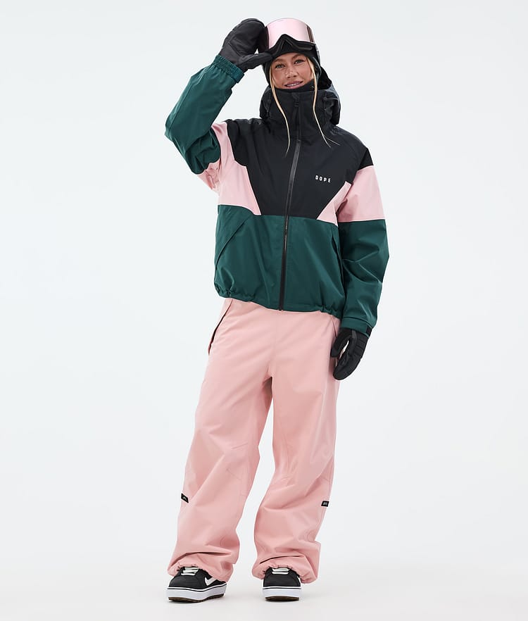 Dope Big W Lumilautailuhousut Naiset Soft Pink, Kuva 2 / 5