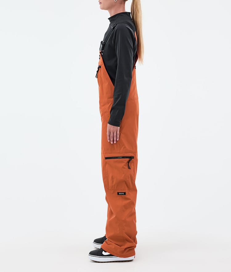 Dope Vertex W Lumilautailuhousut Naiset Burned Orange, Kuva 3 / 7