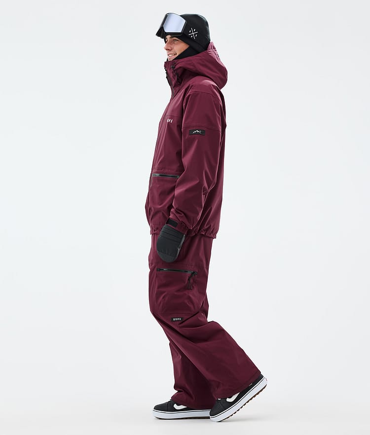 Dope Vertex Lumilautailutakki Miehet Burgundy, Kuva 3 / 8
