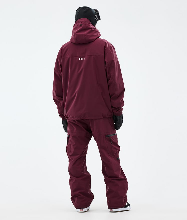 Dope Vertex Lumilautailutakki Miehet Burgundy, Kuva 4 / 8