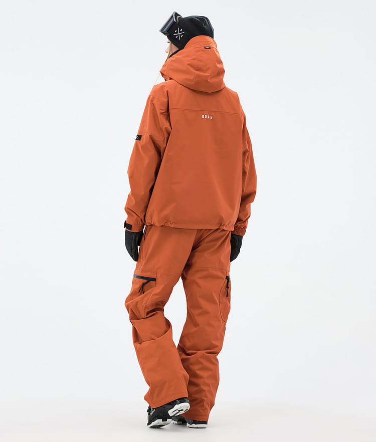 Dope Vertex W Laskettelutakki Naiset Burned Orange, Kuva 4 / 8