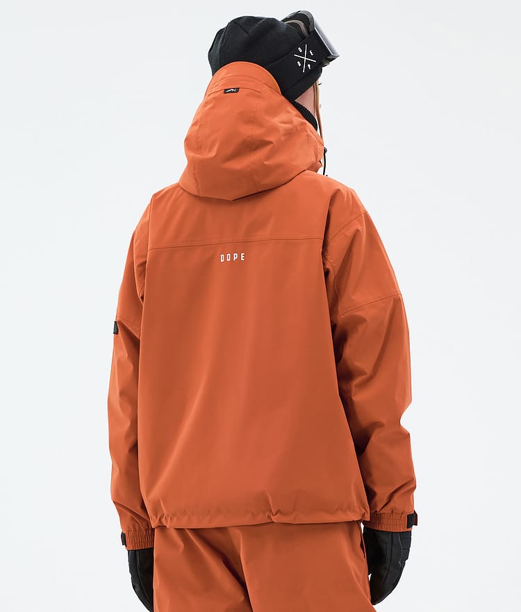 Dope Vertex W Lumilautailutakki Naiset Burned Orange, Kuva 6 / 8