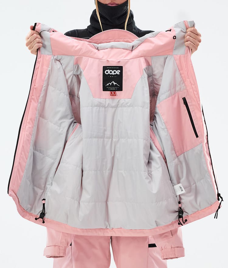 Dope Vertex W Lumilautailutakki Naiset Soft Pink, Kuva 8 / 8