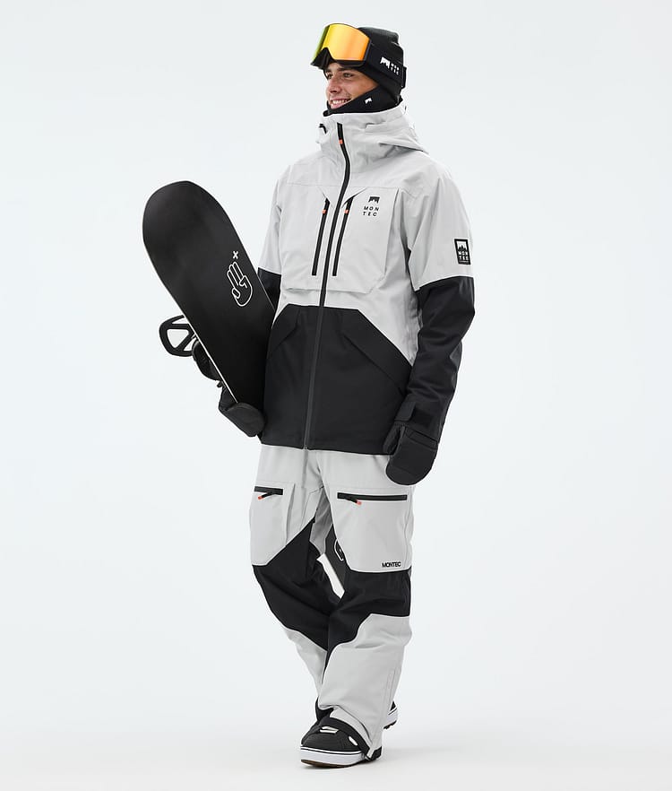 Montec Arch Lumilautailutakki Miehet Light Grey/Black, Kuva 3 / 10