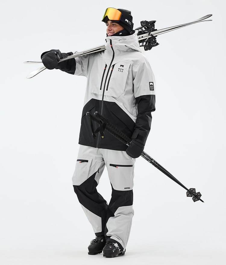 Montec Arch Laskettelutakki Miehet Light Grey/Black, Kuva 3 / 10