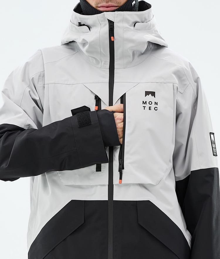 Montec Arch Laskettelutakki Miehet Light Grey/Black, Kuva 9 / 10