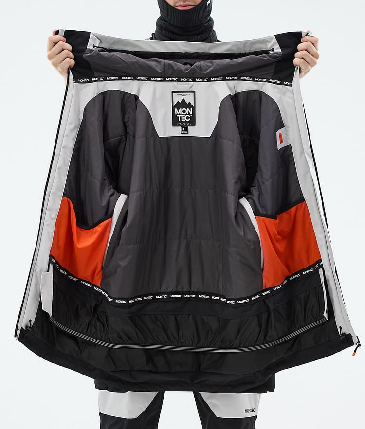 Montec Arch Lumilautailutakki Miehet Light Grey/Black, Kuva 10 / 10