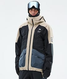 Montec Morpheus 25 Lumilautailutakki Miehet Sand/Black/Metal Blue