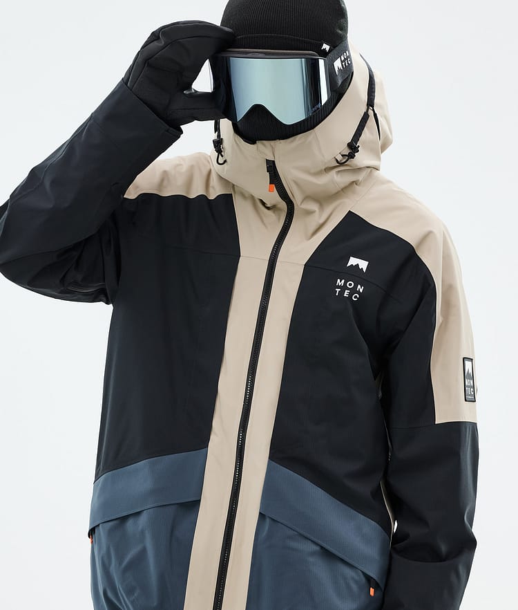 Montec Morpheus Laskettelutakki Miehet Sand/Black/Metal Blue, Kuva 2 / 10