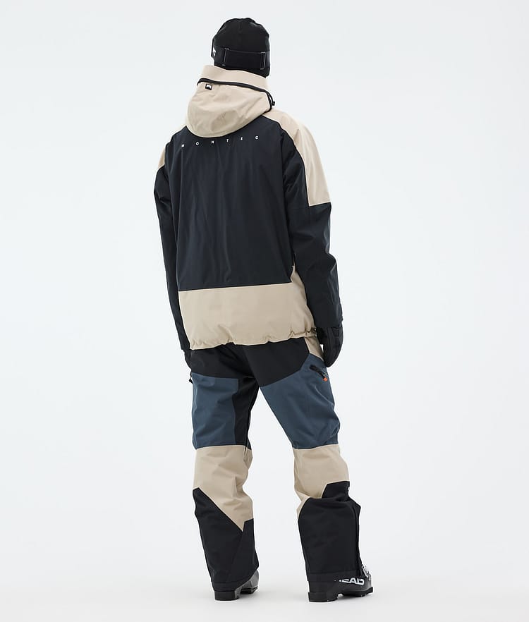 Montec Morpheus Laskettelutakki Miehet Sand/Black/Metal Blue, Kuva 5 / 10