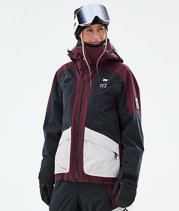 Montec Morpheus W Laskettelutakki Naiset Burgundy/Black/Light Grey