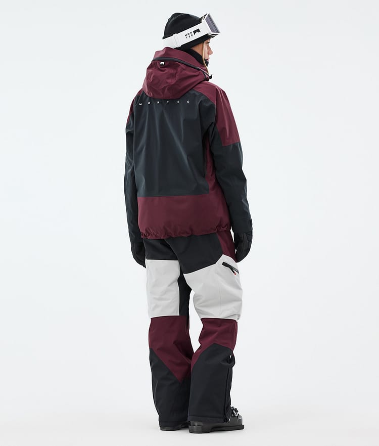 Montec Morpheus W Laskettelutakki Naiset Burgundy/Black/Light Grey, Kuva 5 / 10