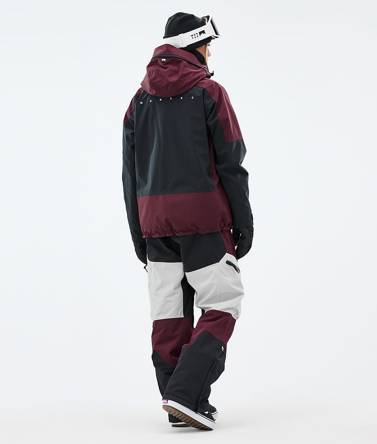 Montec Morpheus W Lumilautailutakki Naiset Burgundy/Black/Light Grey, Kuva 5 / 10