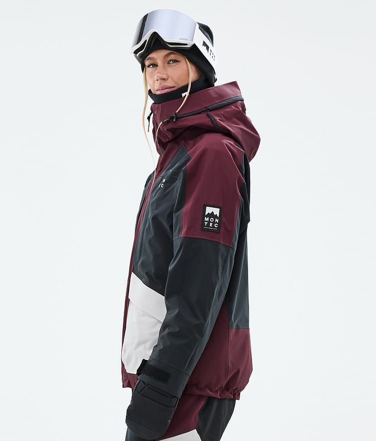 Montec Morpheus W Laskettelutakki Naiset Burgundy/Black/Light Grey, Kuva 6 / 10