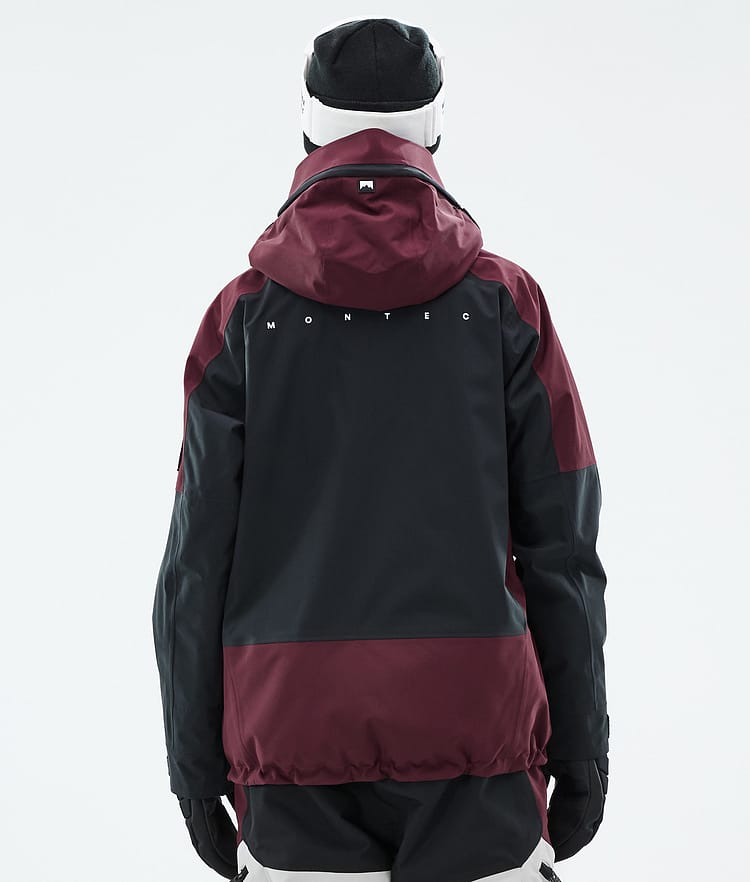 Montec Morpheus W Lumilautailutakki Naiset Burgundy/Black/Light Grey, Kuva 7 / 10