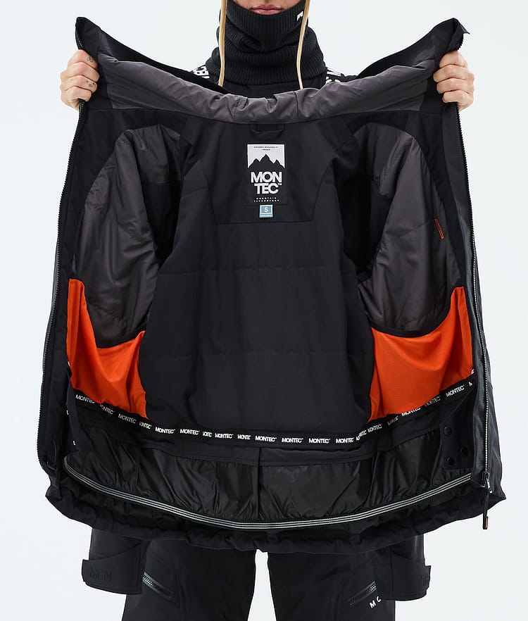 Montec Oracle W Lumilautailutakki Naiset Black, Image 9 of 9