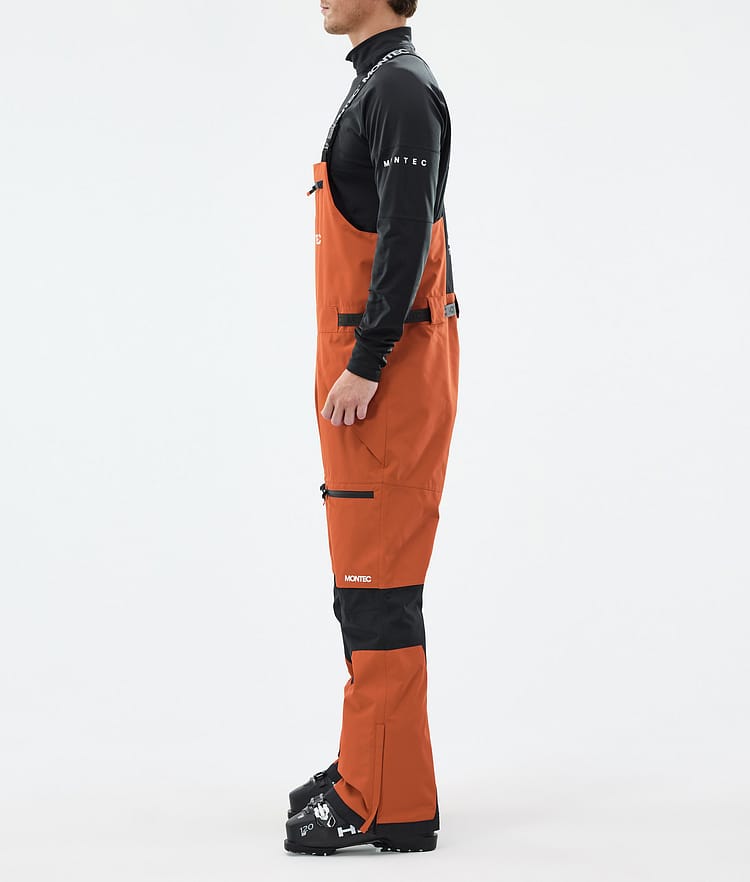 Montec Arch Lasketteluhousut Miehet Burned Orange/Black, Kuva 2 / 6