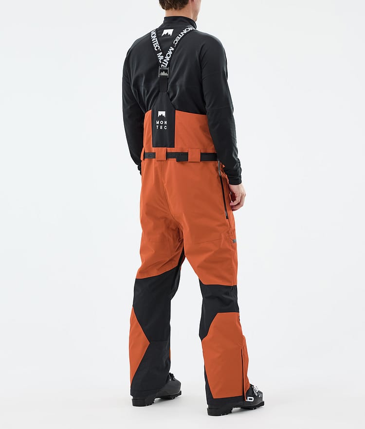 Montec Arch Lasketteluhousut Miehet Burned Orange/Black, Kuva 3 / 6