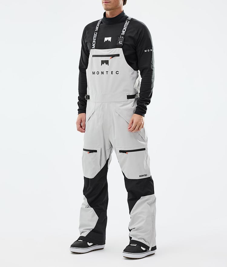 Montec Arch Lumilautailuhousut Miehet Light Grey/Black, Kuva 1 / 6