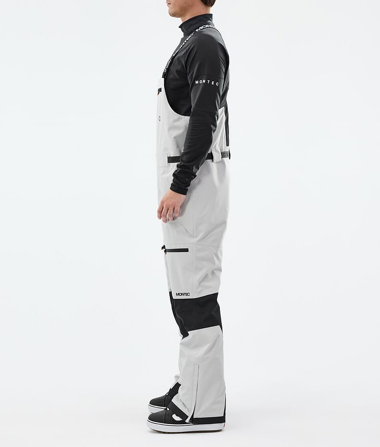 Montec Arch Lumilautailuhousut Miehet Light Grey/Black, Kuva 2 / 6