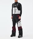 Montec Dozer Lasketteluhousut Miehet Light Grey/Black/Burgundy