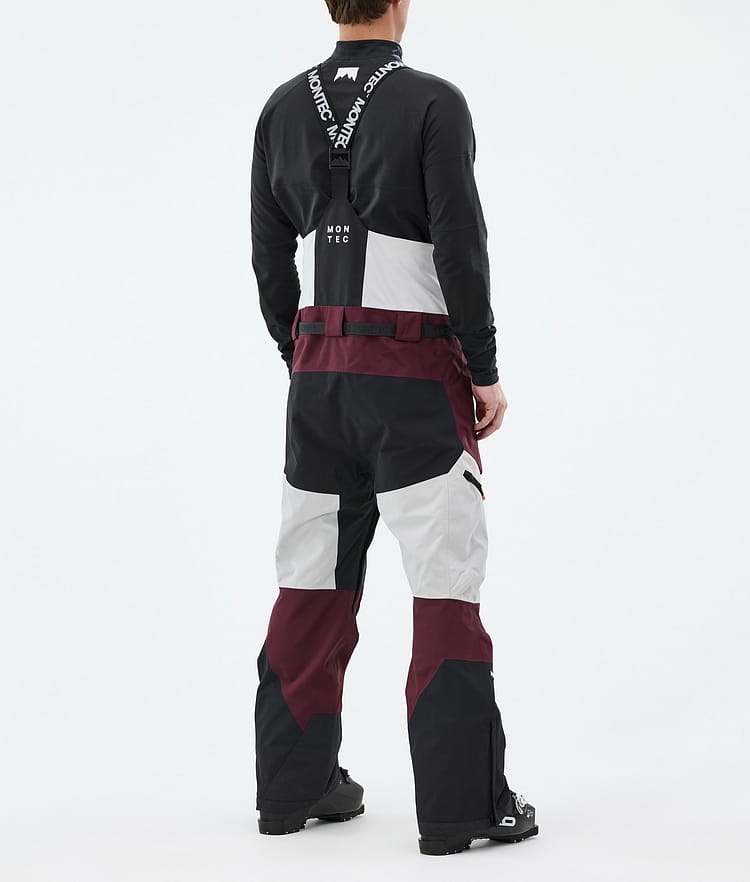 Montec Dozer Lasketteluhousut Miehet Light Grey/Black/Burgundy, Kuva 3 / 6