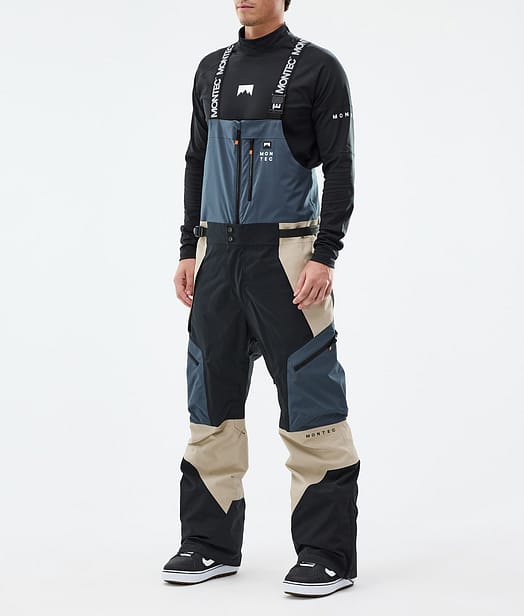 Montec Dozer Lumilautailuhousut Miehet Metal Blue/Black/Sand