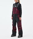 Montec Dozer W Lasketteluhousut Naiset Burgundy/Black