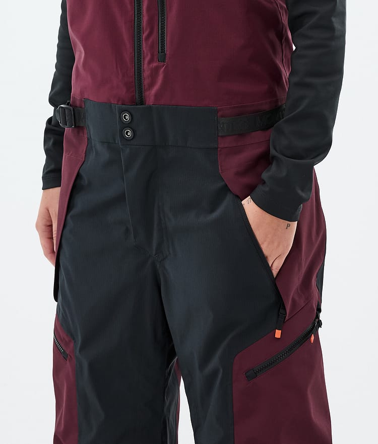 Montec Dozer W Lumilautailuhousut Naiset Burgundy/Black, Kuva 4 / 6