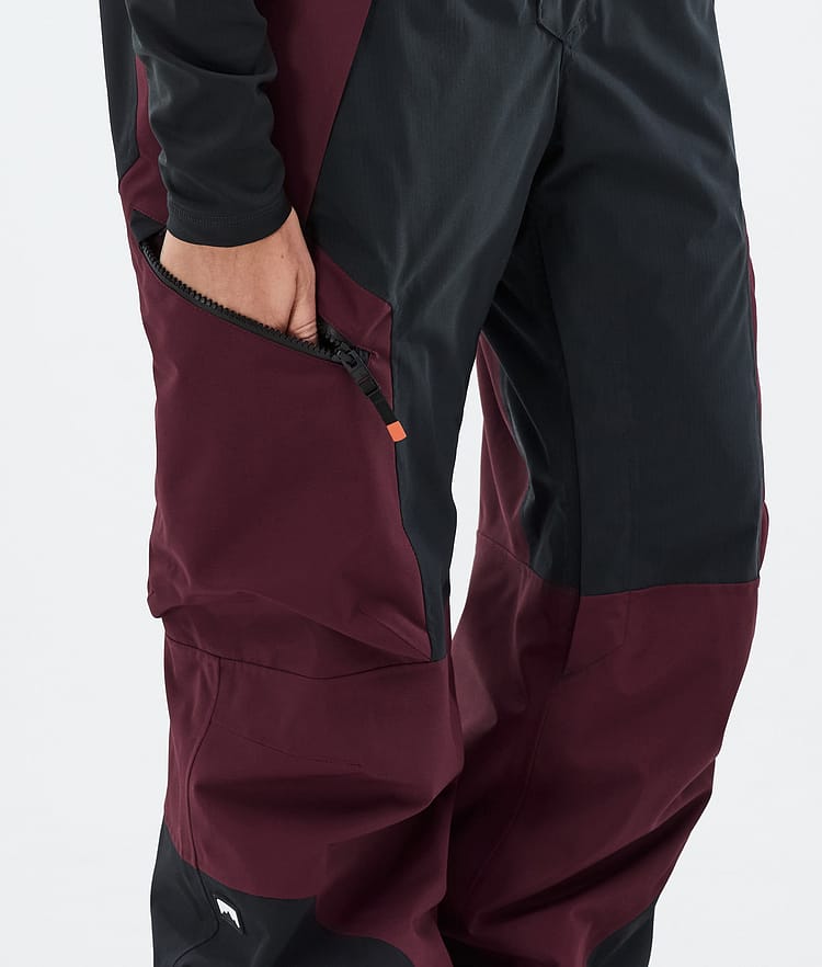 Montec Dozer W Lasketteluhousut Naiset Burgundy/Black, Kuva 6 / 6
