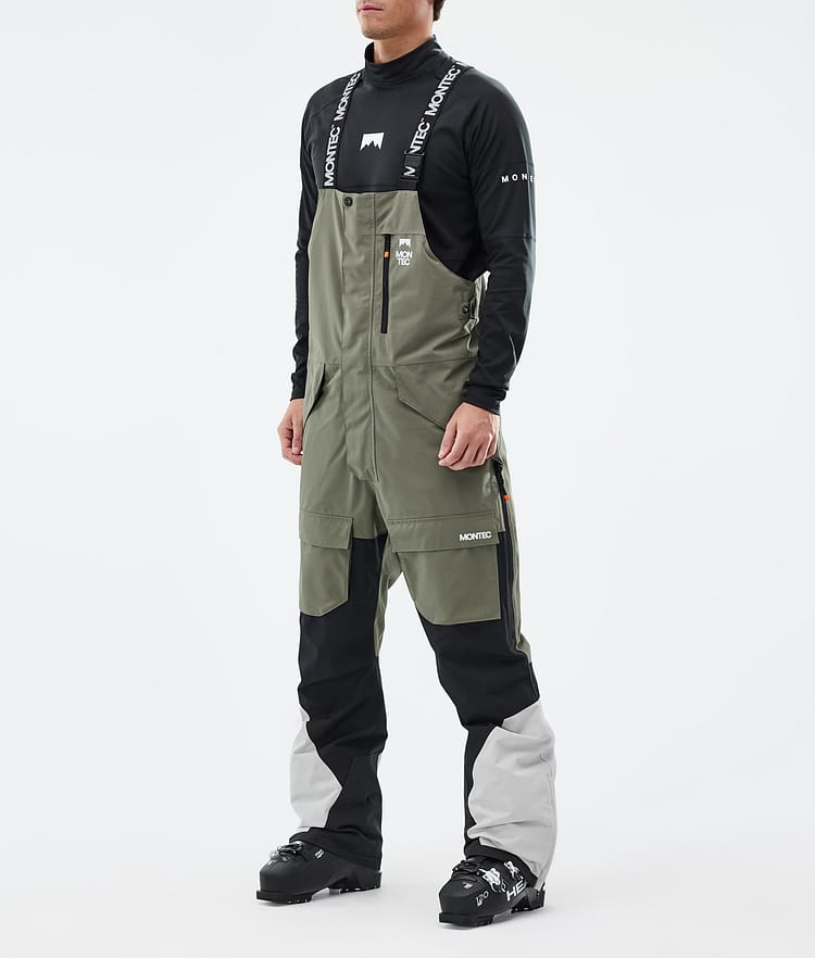Montec Fawk Lasketteluhousut Miehet Greenish/Black/Light Grey, Kuva 1 / 6