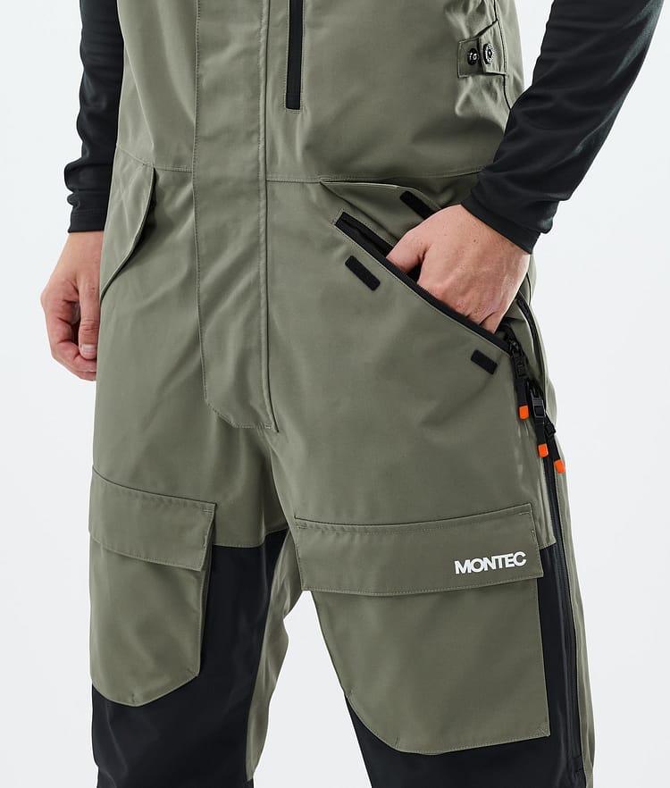 Montec Fawk Lumilautailuhousut Miehet Greenish/Black/Light Grey, Kuva 4 / 6