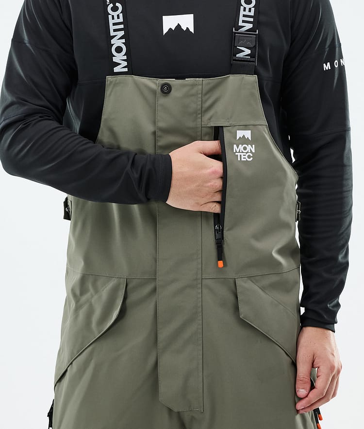 Montec Fawk Lasketteluhousut Miehet Greenish/Black/Light Grey, Kuva 5 / 6