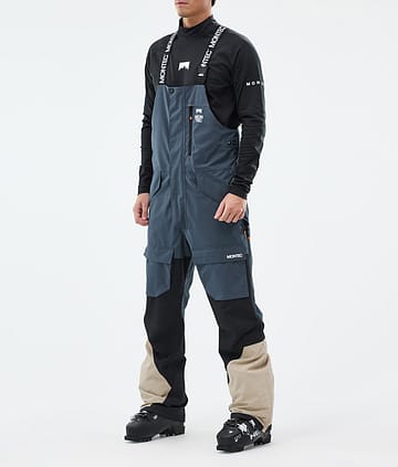 Montec Fawk Lasketteluhousut Miehet Metal Blue/Black/Sand